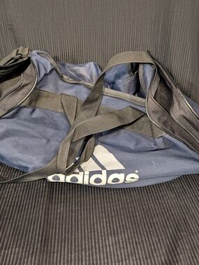 adidas Navy Blue and Black Duffel Bag